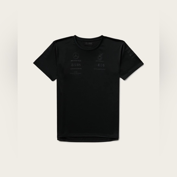 901 NWT AMG Petronas Stealth Short Sleeve Tee Size Large Color Black - Picture 1 of 5